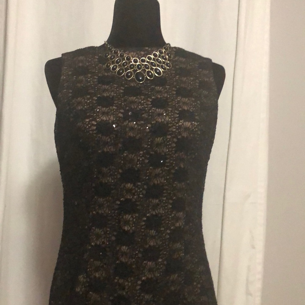 Black and Tan dress